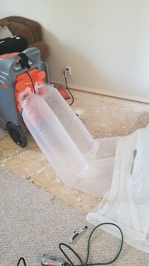 Heat Drying Residential Floor After Water Damage in Houston, TX (4)